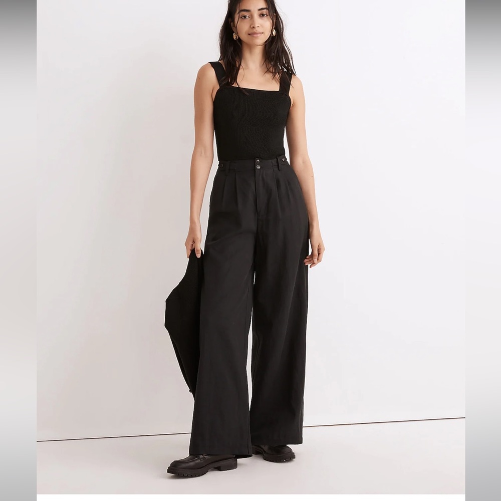 Madewell harlowe wide leg pant